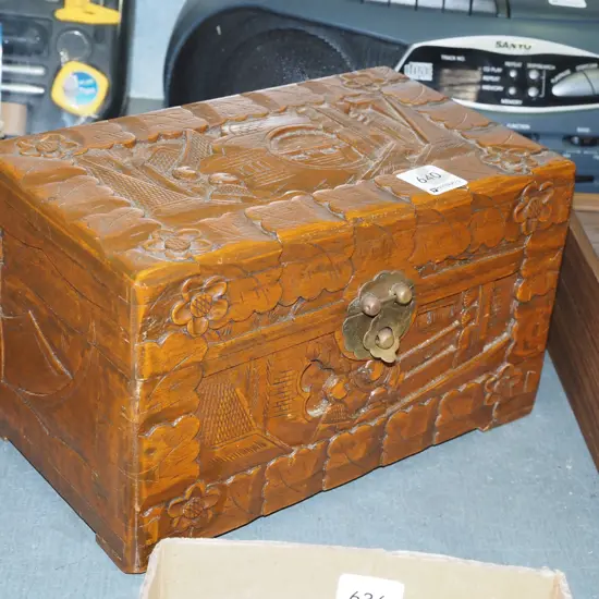 small camphor wood chest