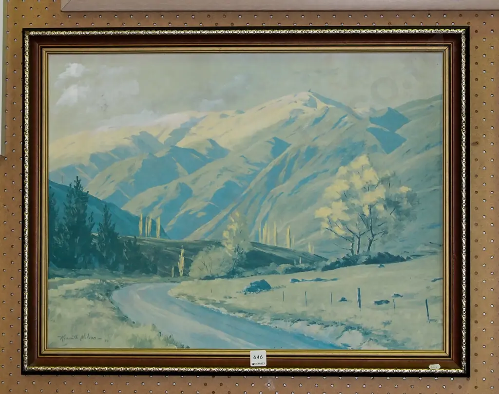 framed Kenneth Nelson print - faded Image 1++
