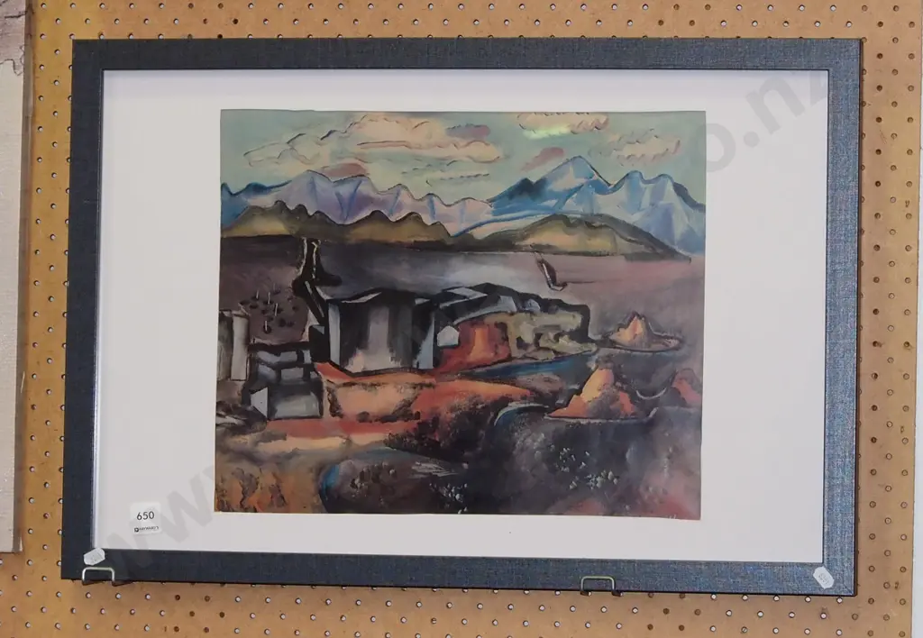 framed Frances Hodgkins print Image 1++