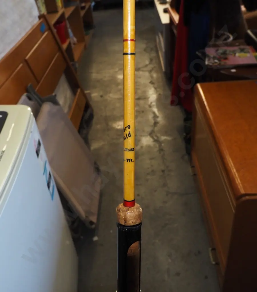 split cane rod in carry case Image 1++