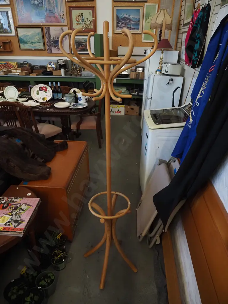 wooden coat stand Image 1++
