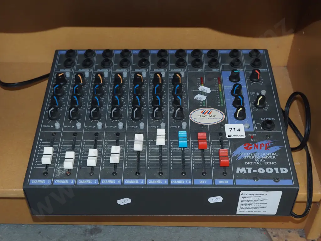 7 chanel audio mixer Image 1++