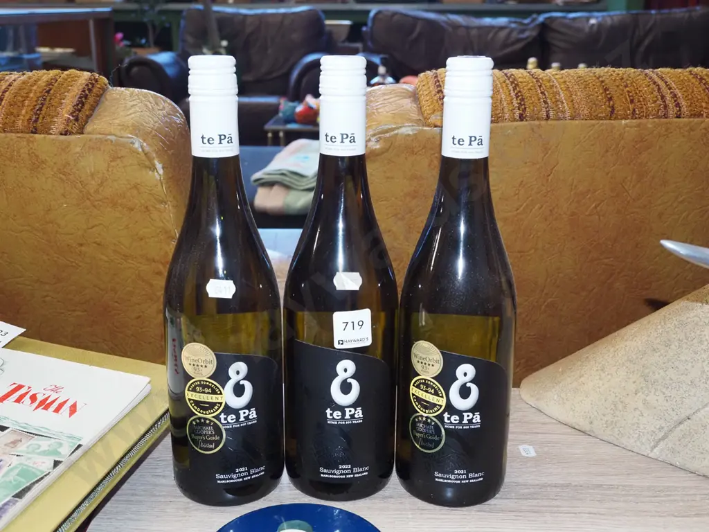 3x bottles of Te Pa 2022 sauvignon blanc Image 1++