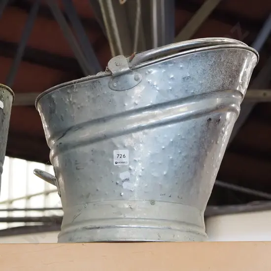 chrome coal scuttle