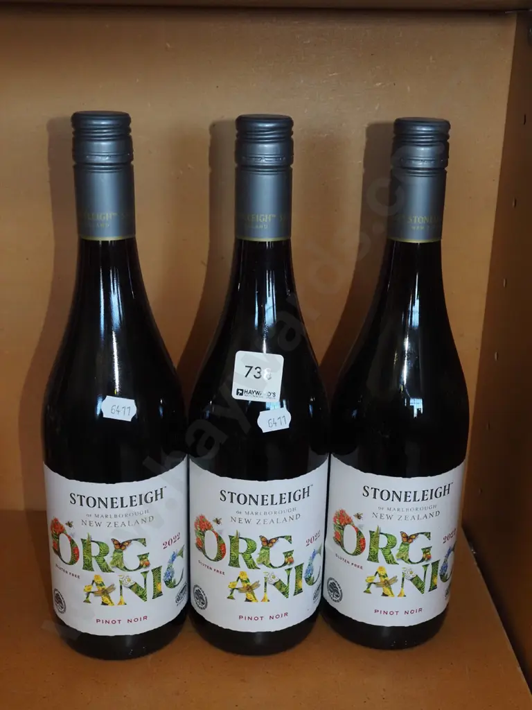 3x Stoneleigh 2022 organic pinot noir Image 1++