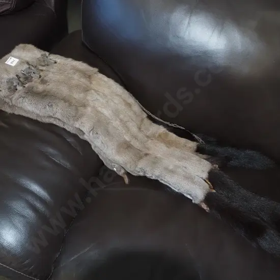 animal fur stole