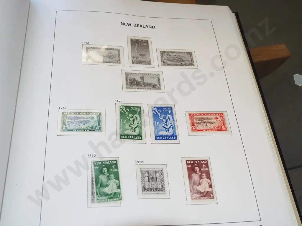 NZ stamp album - limited stamps Image 1++