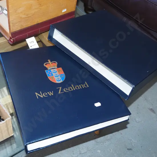 NZ stamp album - limited stamps