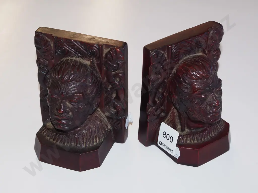 2x composite maori motif bookends Image 1++