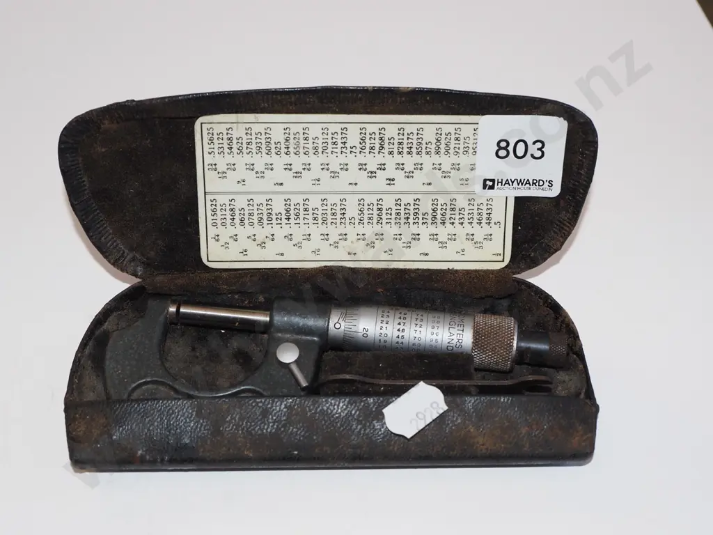 vintage cased micrometer Image 1++