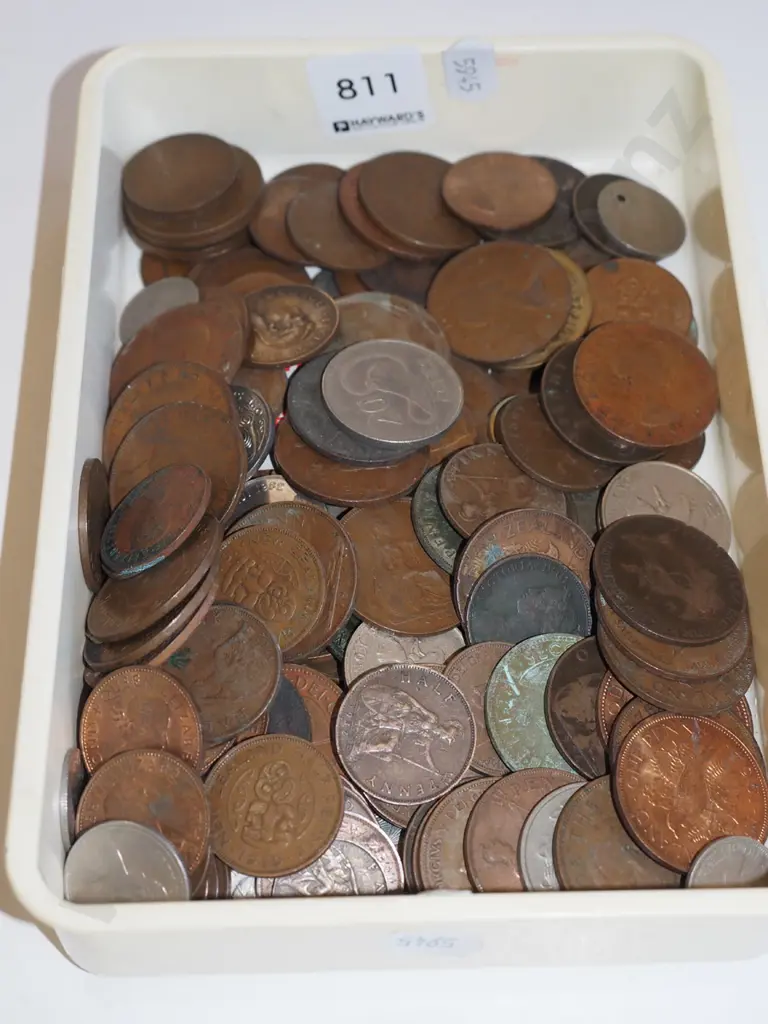 tray of coins Image 1++