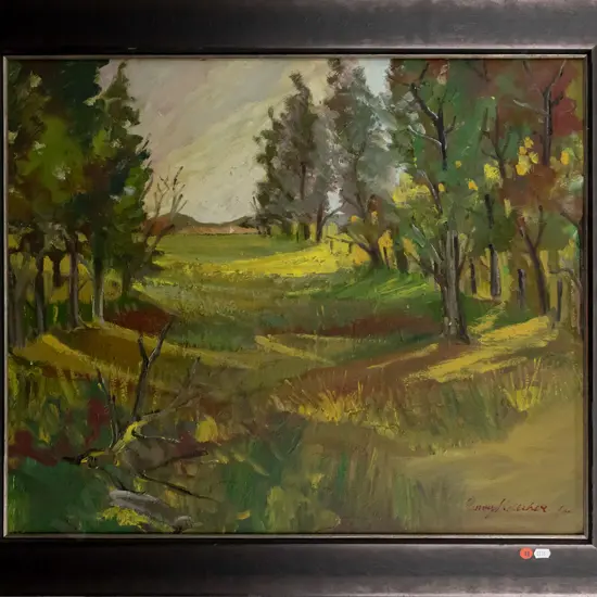 Sir Henry Kelliher - framed oil on board - landscape H510 W630