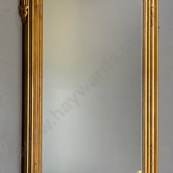 ornate beveled edged wall mirror H1410 W940