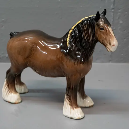 Beswick Clydesdale / shire horse H-220 L-240