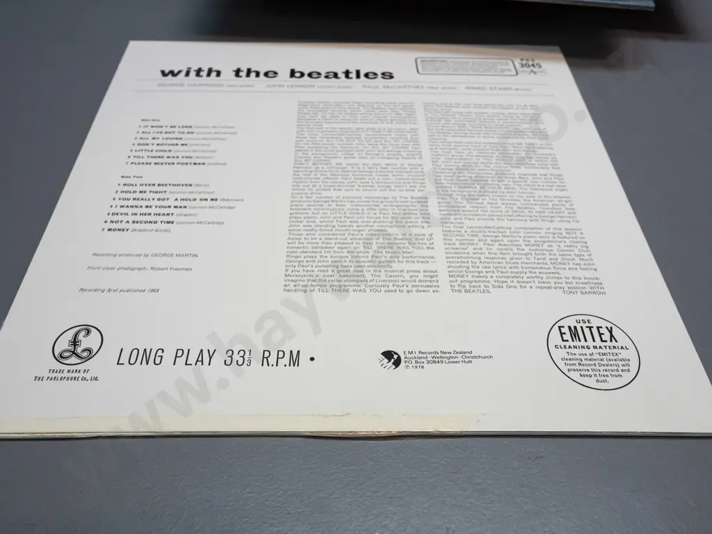 The Beatles Collection boxed LP record set with 13 albums - NZ pressings - including Rarities. Includes original poster Image 1++