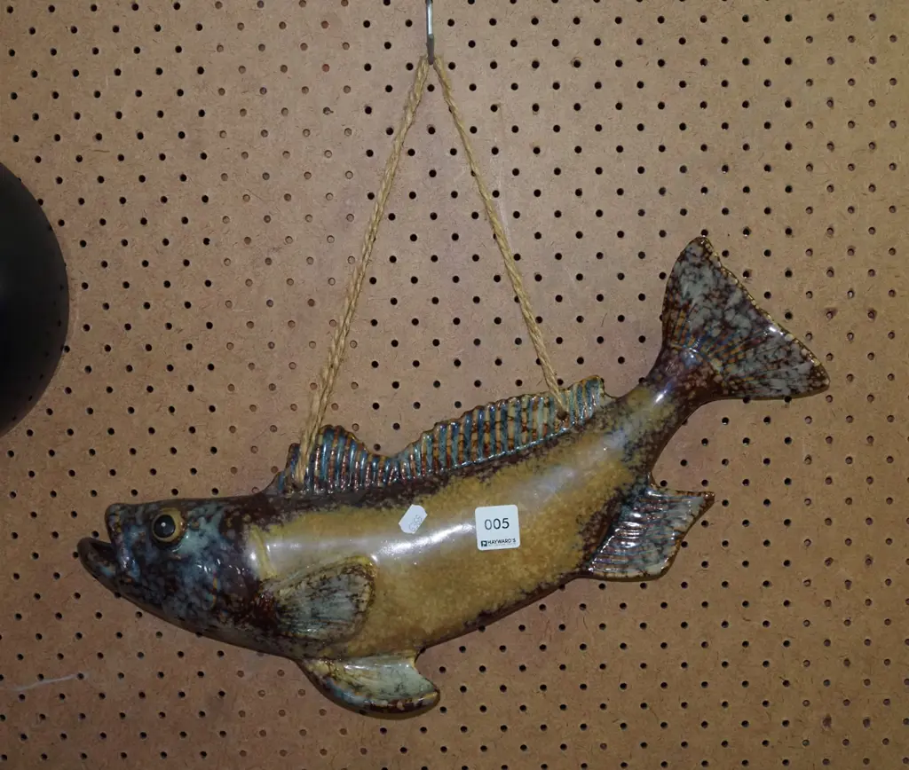 pottery wall hanging fish art Image 1++