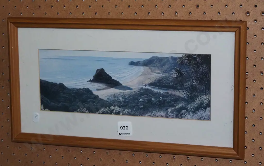 small framed print - coastal scene Image 1++