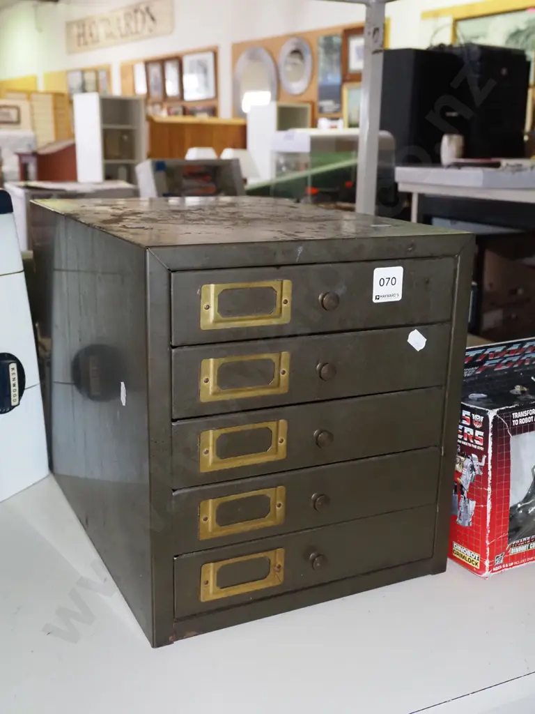 small 5 drawer filing cabinet H-290 Image 1++
