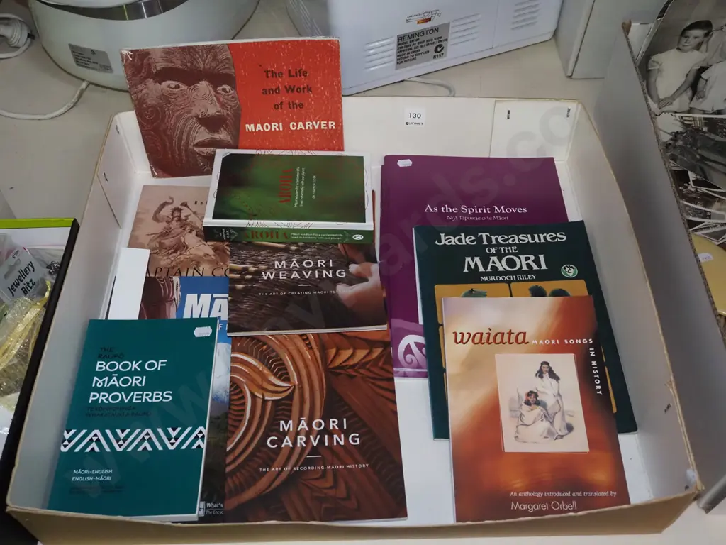 box of Maori books Image 1++