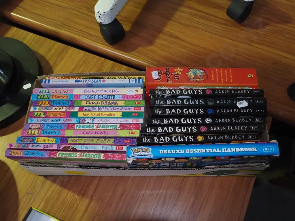 box of children's books Image 1++
