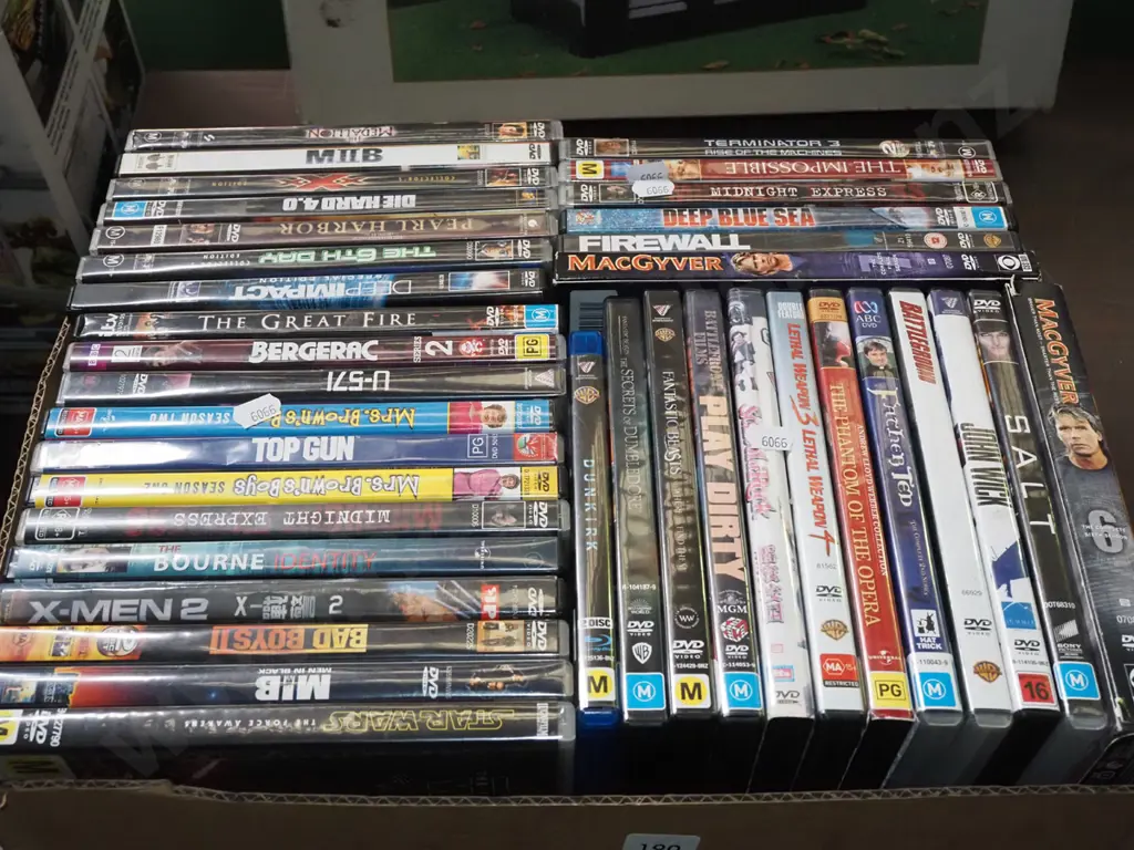 box of DVDs Image 1++