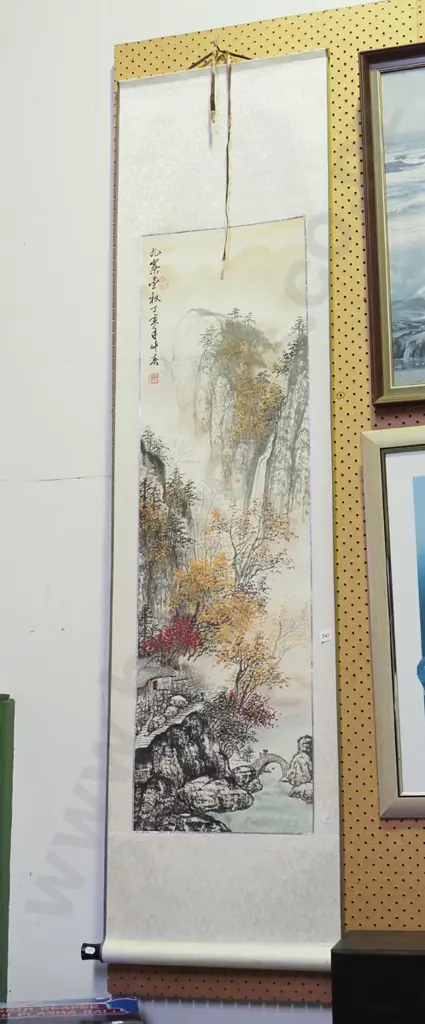Asian scroll - landscape Image 1++