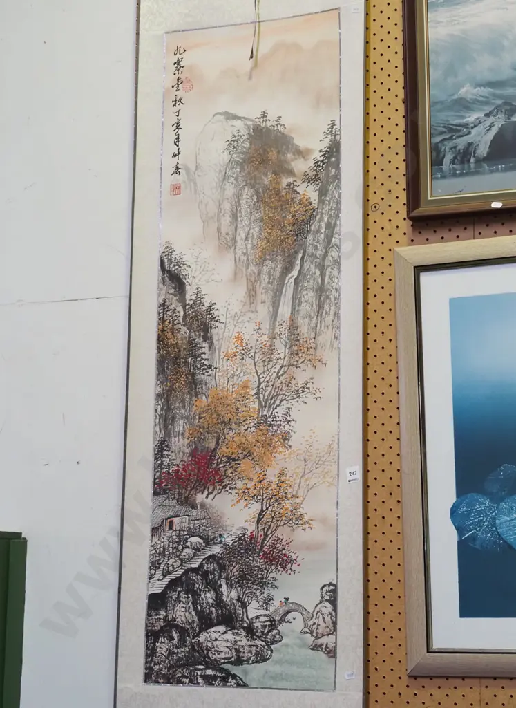 Asian scroll - landscape Image 1++