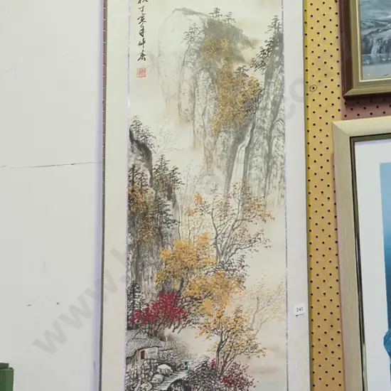 Asian scroll - landscape