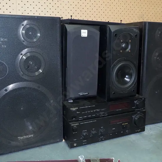 Technics and Dynamics speakers,Technics amplifier, tuner