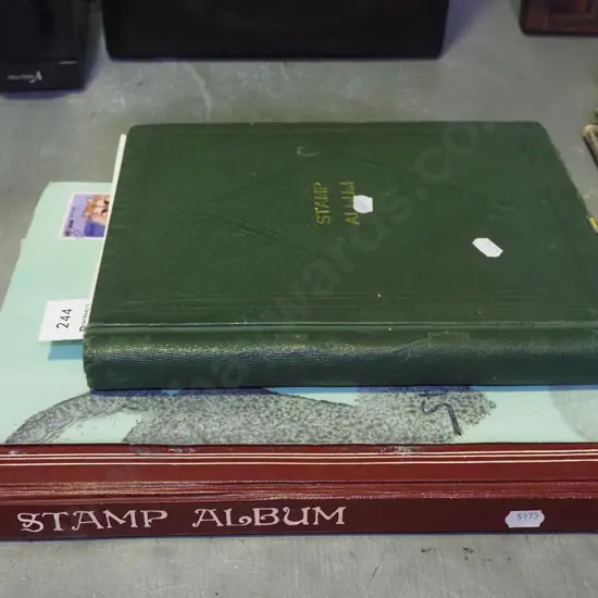 2x stamp albums