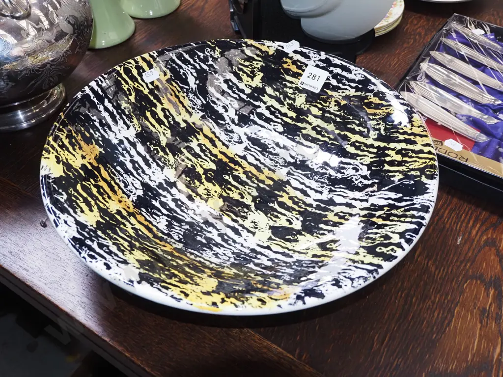 Italian patterned fruit bowl Diam-330 Image 1++