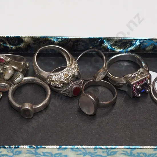 tray of rings