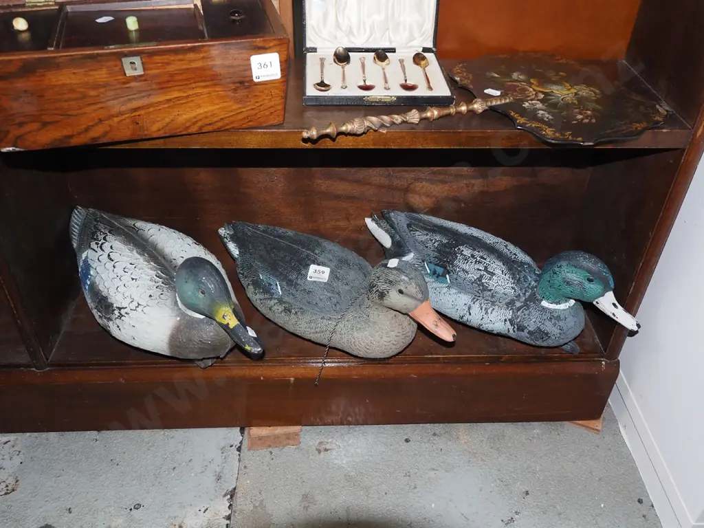3x plastic duck decoys Image 1++
