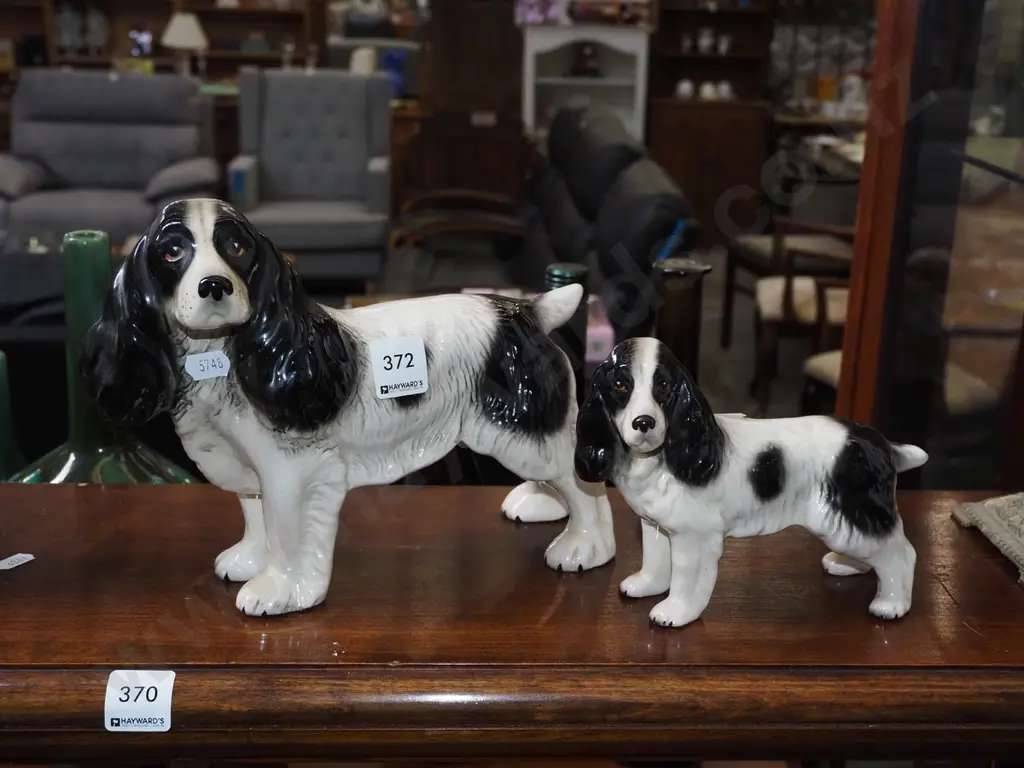 2x Melba  spaniel figurines H-180 Image 1++