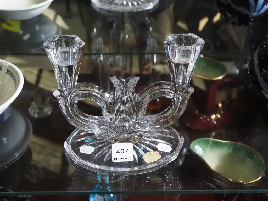 cut crystal candelabra Image 1++