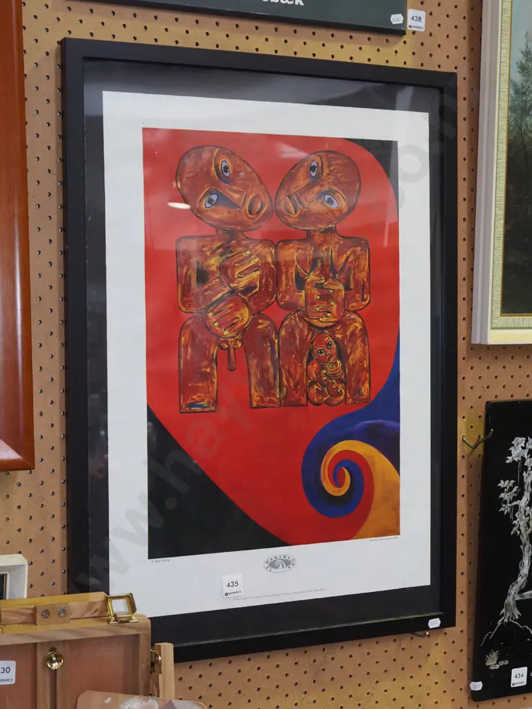 framed Robyn Kahukiwa poster print  Image 1++