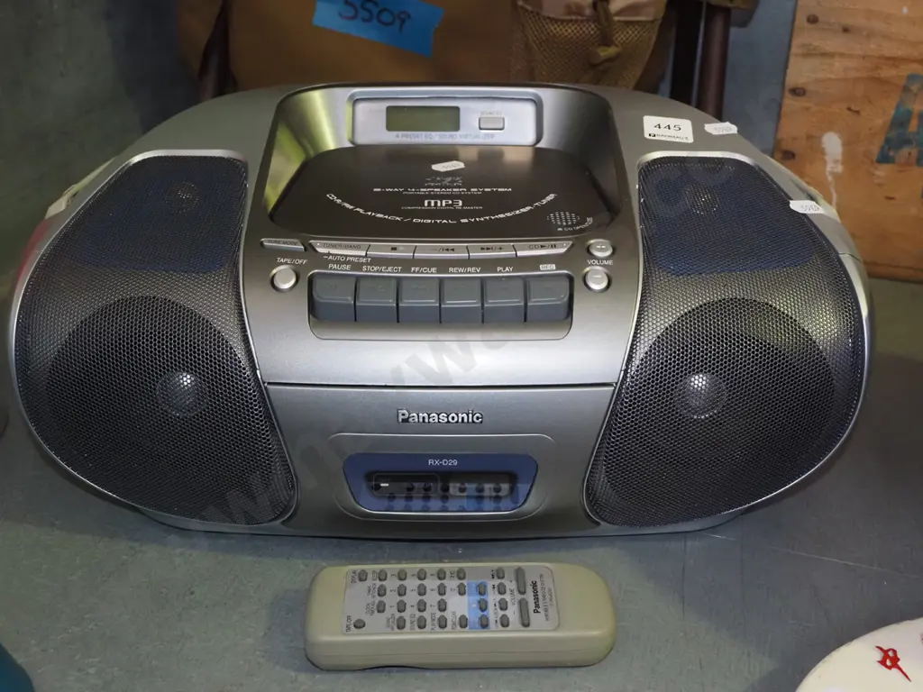 Panasonic radio cassette CD player Image 1++