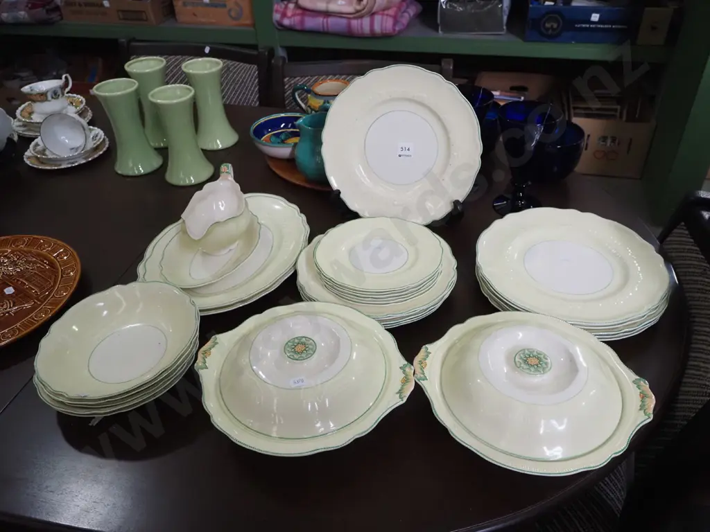 assorted Johnson Bros Old Staffordshire dinner items Image 1++