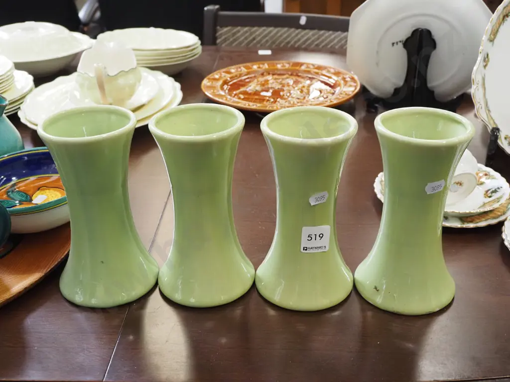 4x Dunedin Horticultural Society vases H-160 Image 1++