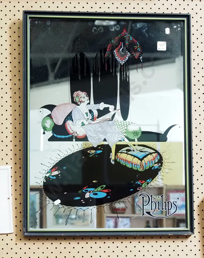 reproduction Phillips advertising mirror Image 1++