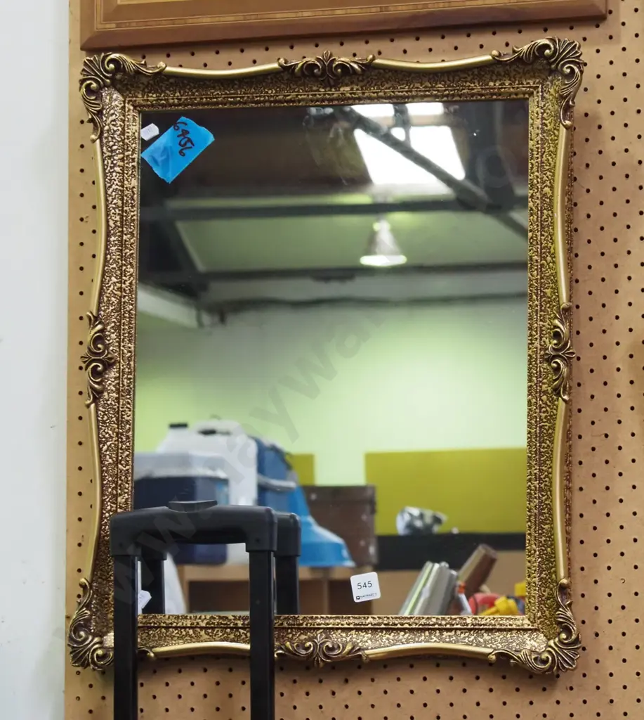 gilt framed wall mirror Image 1++