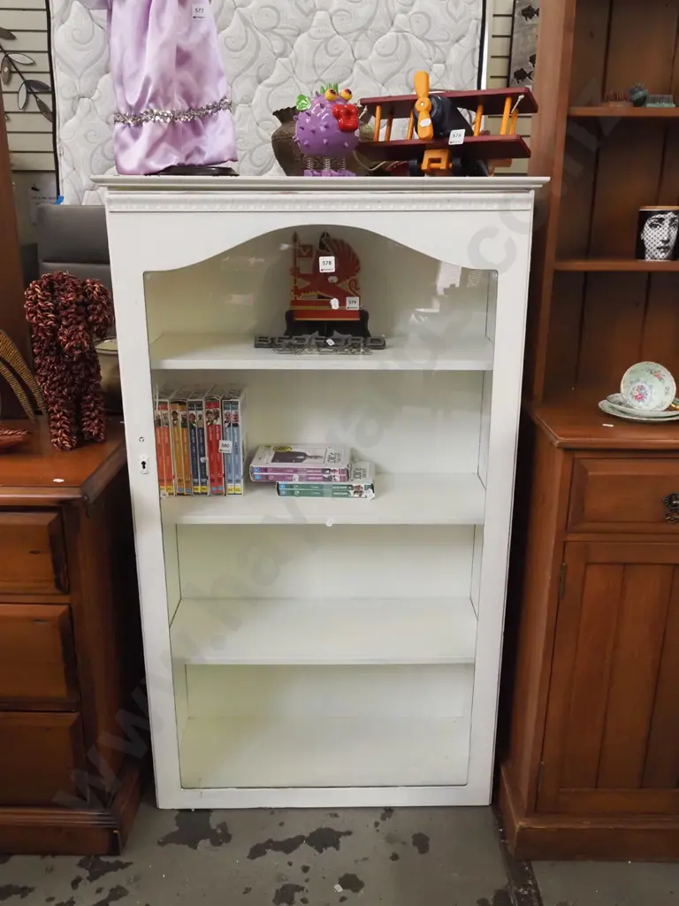 hand painted glazed display case H-1240 W-730 D-310 Image 1++