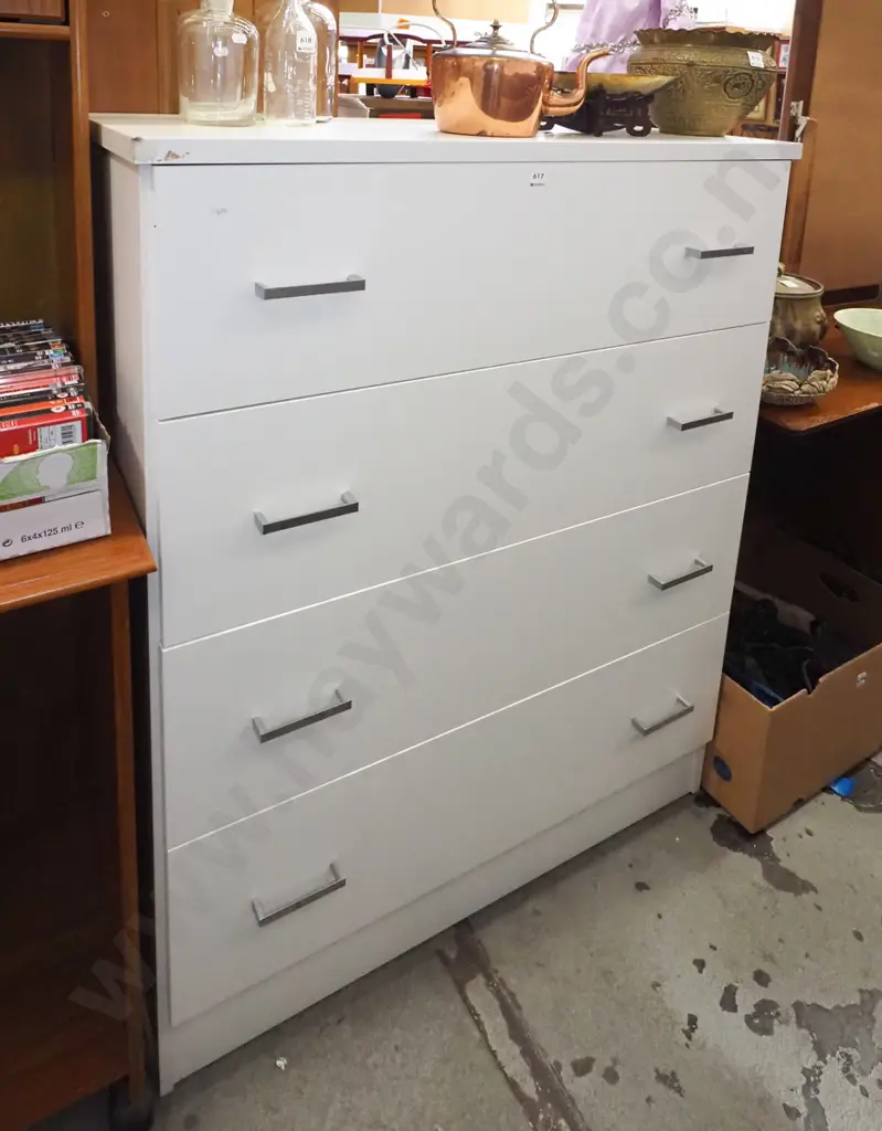 mdf 4 drawer tallboy H-1200 W-900 D-400 Image 1++