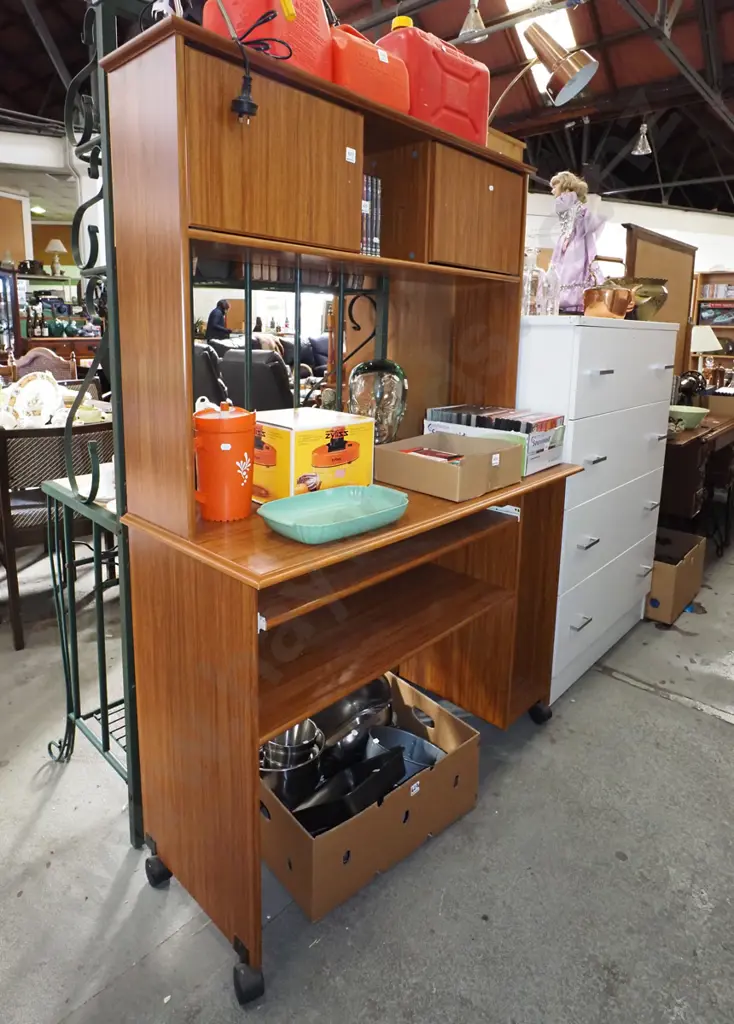 computer desk - missing 2 handles H-1610 W-1100 D-440 Image 1++