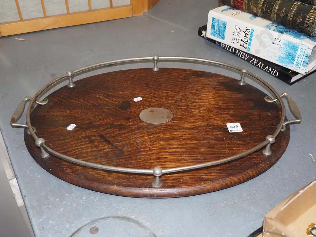 oak gallery tray Image 1++