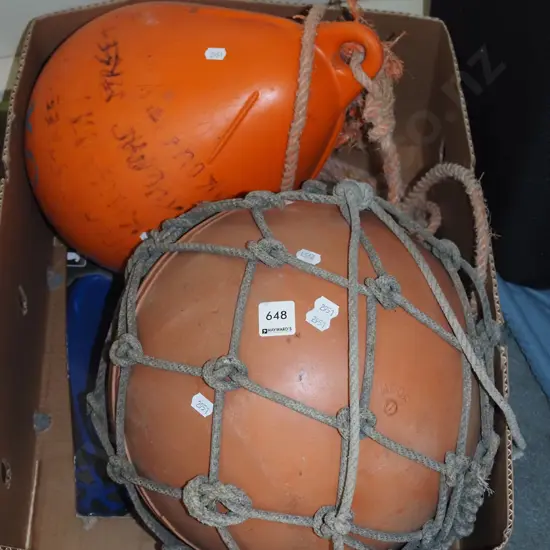 2x fishing buoys