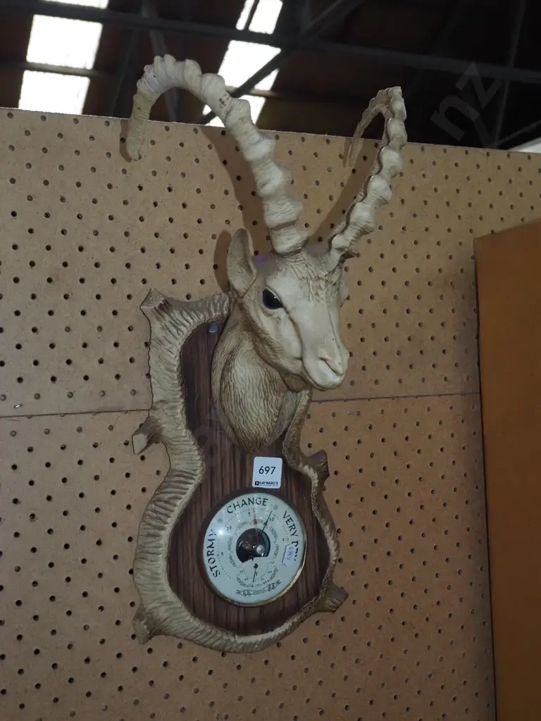 plastic goat themed barometer Image 1++