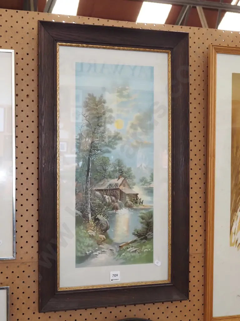 oak framed print - mill house Image 1++