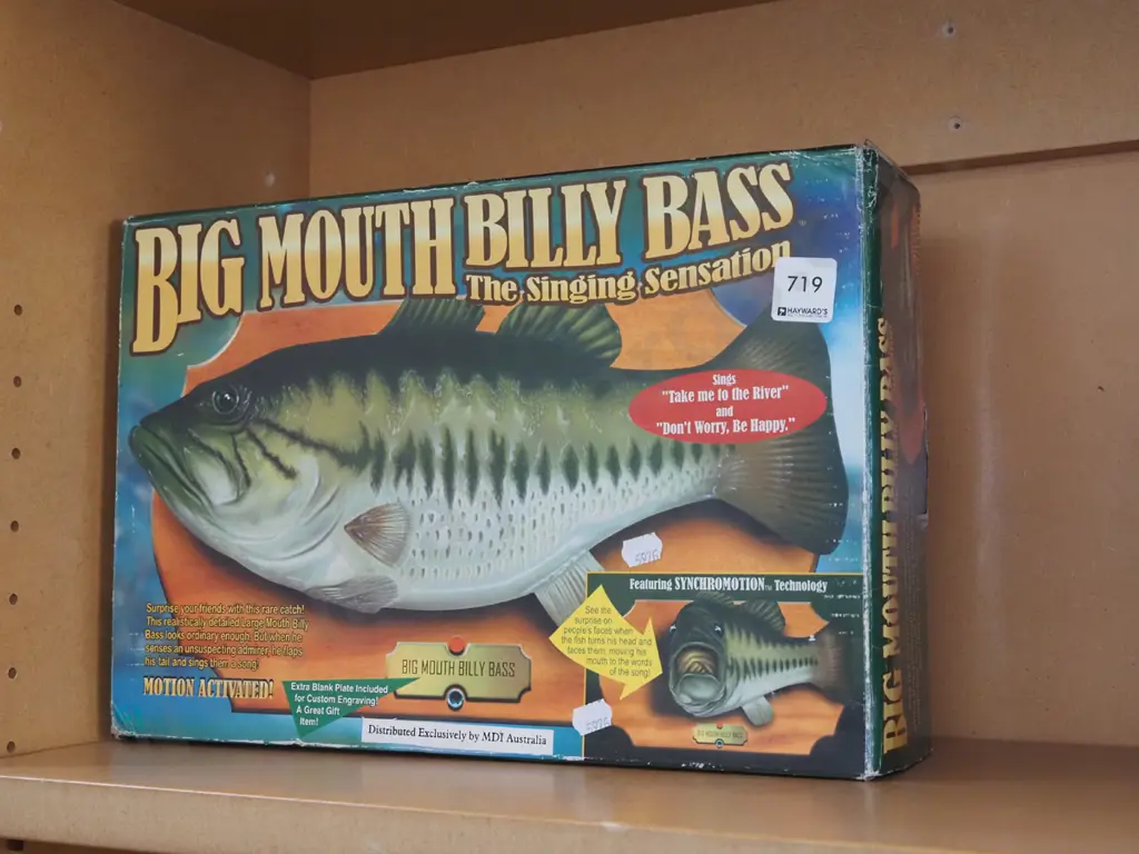 box; Big Mouth Billy Bass singing fish Image 1++