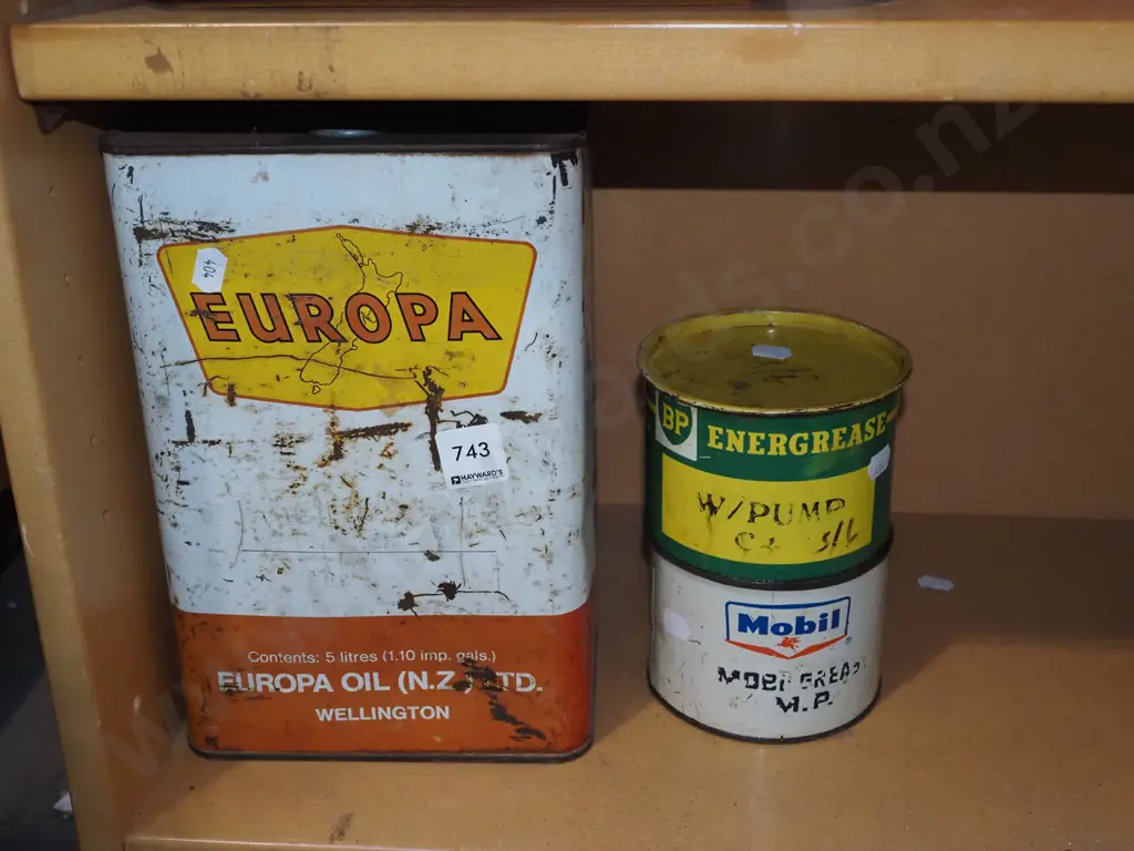 oil and grease tins Image 1++